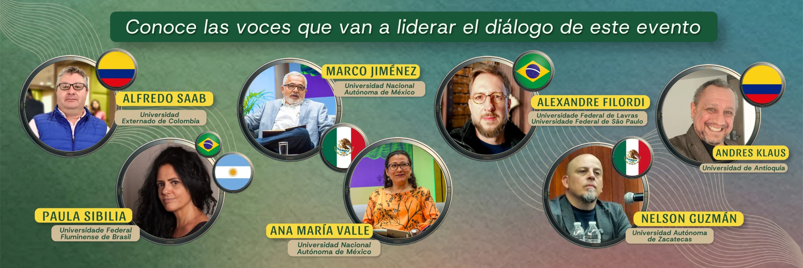 Las Voces que van a liderar el evento